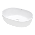 Ruvati 24"x16" Bathroom Vessel Sink Wht Ovl Above Vanity Countertop Ceramic RVB0424